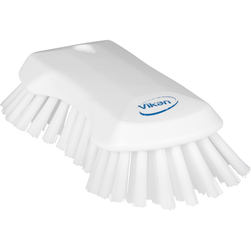Brosse &agrave; main, Soies Tr&egrave;s ferme, Longueur de 9-1/10", Blanc Dufferin Supply