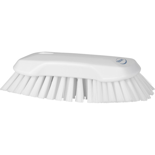 Brosse &agrave; main, Soies Tr&egrave;s ferme, Longueur de 9-1/10", Blanc Dufferin Supply
