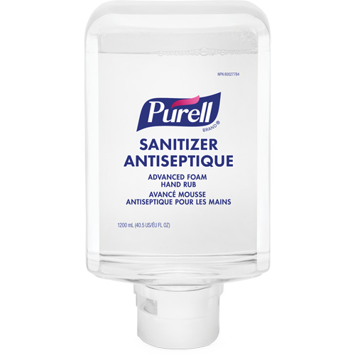 ES10 Advanced Hand Sanitizer Foam, 1200 ml, Cartridge Refill, 70% Alcohol Dufferin Supply