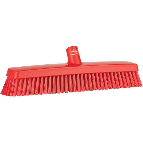 T&ecirc;te de balai-brosse, Crins Fin/Ferme, 16-1/2", Polyester/Polypropyl&egrave;ne, Rouge Dufferin Supply