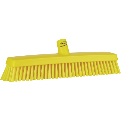 T&ecirc;te de balai-brosse, Crins Fin/Ferme, 16-1/2", Polyester/Polypropyl&egrave;ne, Jaune Dufferin Supply