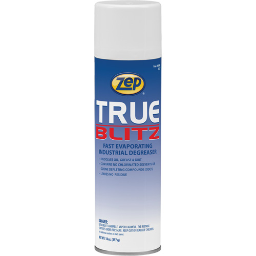 D&eacute;graissant industriel &agrave; &eacute;vaporation rapide True Blitz, 14 oz, Canette a&eacute;rosol Dufferin Supply
