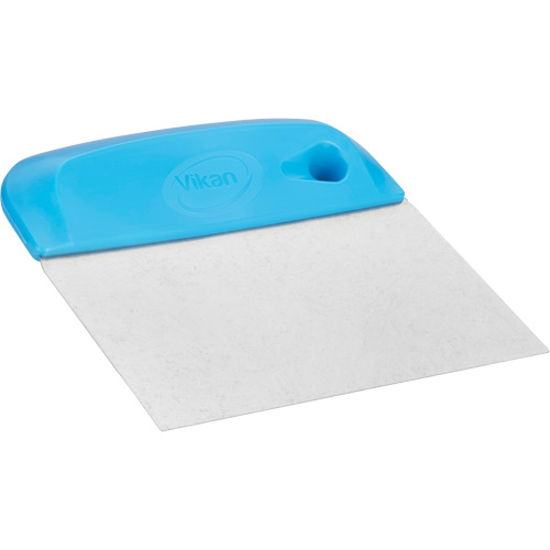Flexible Stainless Steel Dough Cutter/Scraper, Blue, 4-1/2" W x 5-3/4" L Dufferin Supply