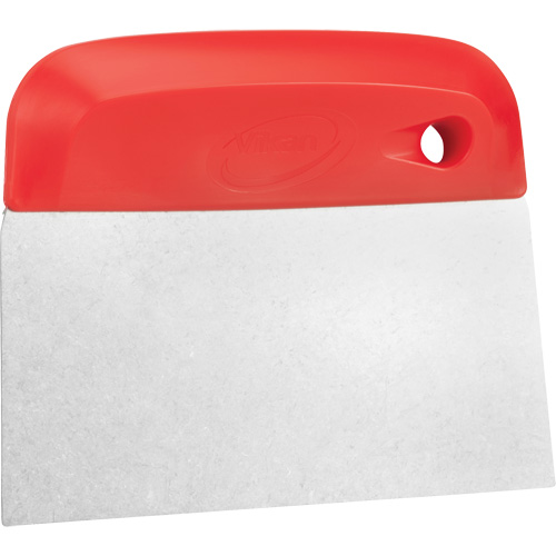 Coupe-p&acirc;te flexible en acier inoxydable, Rouge, 4-1/2" la x 5-3/4" lo Dufferin Supply