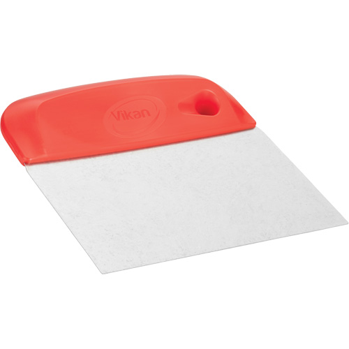 Coupe-p&acirc;te flexible en acier inoxydable, Rouge, 4-1/2" la x 5-3/4" lo Dufferin Supply