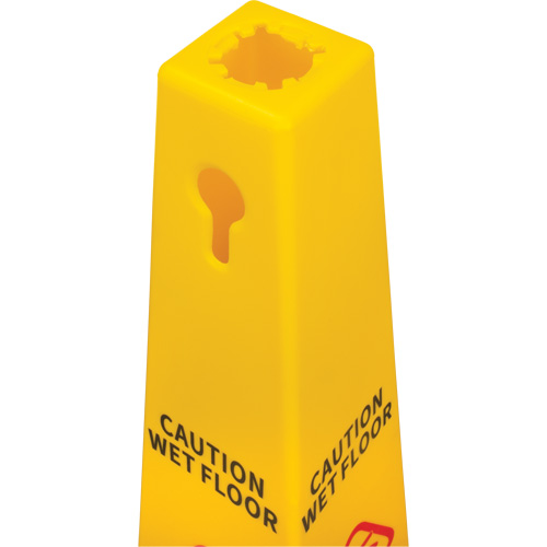Wet Floor Safety Cone, Bilingual with Pictogram Dufferin Supply