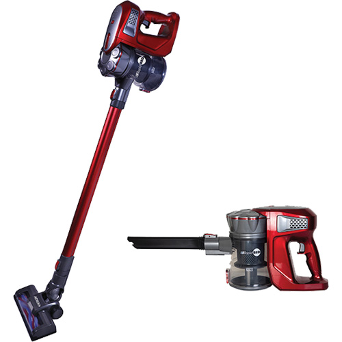 Rapid Red Cordless Stick Vacuum, Dry, 0.5 US Gal. (1.89 Litres) Dufferin Supply