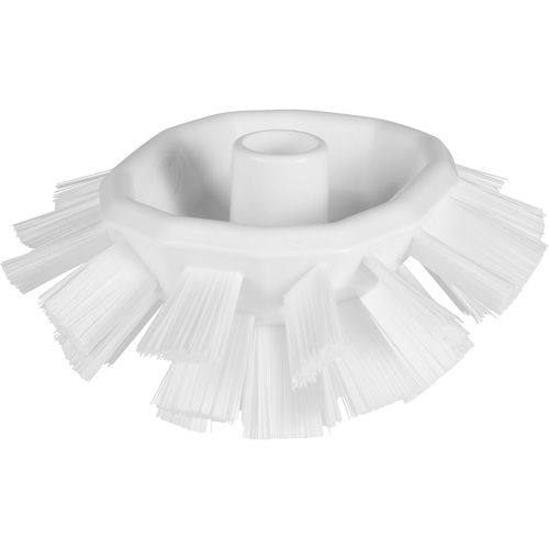 Brosse UST pour cuves, Soies Ferme, Longueur de 7-1/2", Blanc Dufferin Supply
