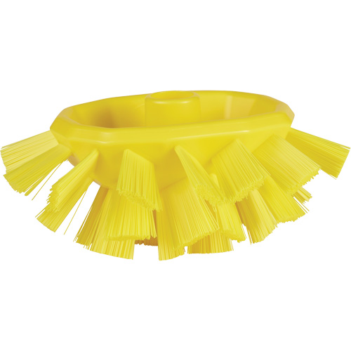 Brosse UST pour cuves, Soies Ferme, Longueur de 7-1/2", Jaune Dufferin Supply