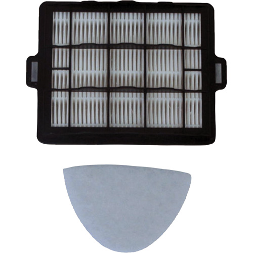 Ensemble de pr&eacute;filtre HEPA pour moteur et filtre d'&eacute;chappement en mousse pour aspirateur sac-&agrave;-dos Ergo et Ergo Pro Dufferin Supply