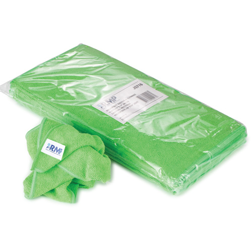 Chiffon de d&eacute;poussi&eacute;rage et nettoyage, Microfibre, Vert Dufferin Supply