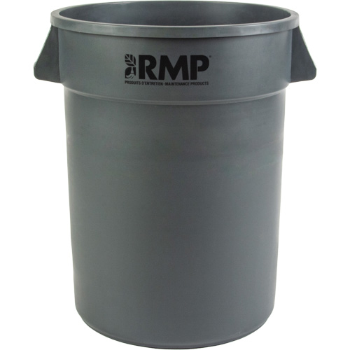 Garbage Bin, Polyethylene, 32 US gal. Dufferin Supply