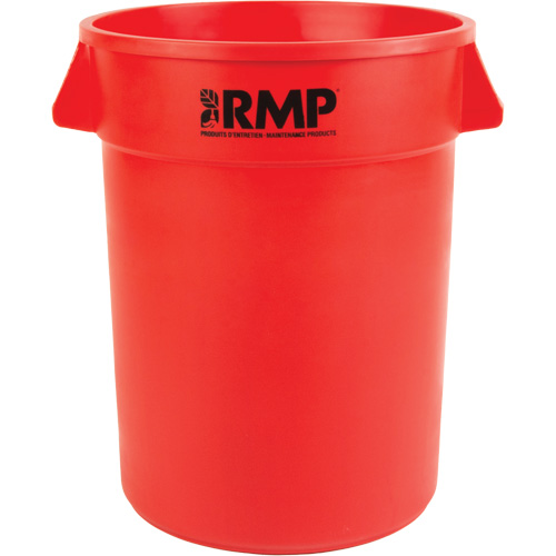 Garbage Bin, Polyethylene, 32 US gal. Dufferin Supply
