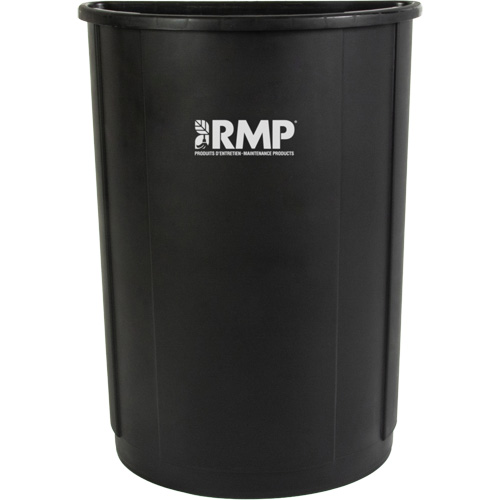 Poubelle demi-ronde, Poly&eacute;thyl&egrave;ne, 21 gal. US Dufferin Supply