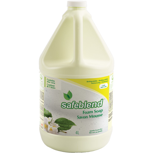 Savon au th&eacute; vert et jasmin, Mousse, 4 L, Parfum&eacute; Dufferin Supply