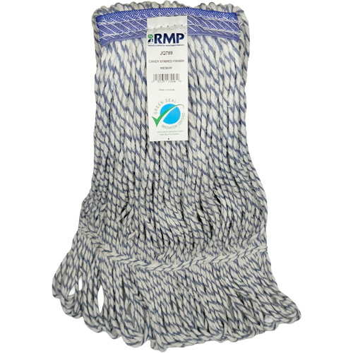 Candy-Striped Mop Head, Floor Finishing, Synthetic, Loop Style Dufferin Supply