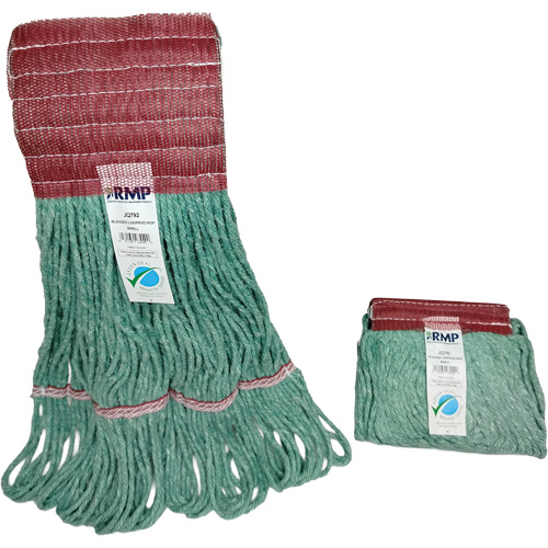 T&ecirc;te de vadrouille &agrave; bande large, Antimicrobien/Finition de plancher/Sp&eacute;cialis&eacute;, Coton/Rayonne/Synth&eacute;tique, Style Boucle Dufferin Supply