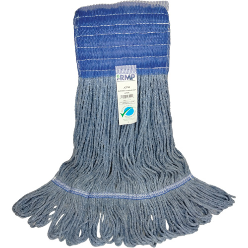 Wide-Band Mop Head, Antimicrobial/Floor Finishing/Specialty, Cotton/Rayon/Synthetic, Loop Style Dufferin Supply