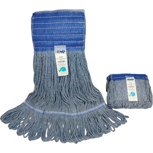 Wide-Band Mop Head, Antimicrobial/Floor Finishing/Specialty, Cotton/Rayon/Synthetic, Loop Style Dufferin Supply