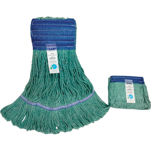Wide-Band Mop Head, Antimicrobial/Floor Finishing/Specialty, Cotton/Rayon/Synthetic, Loop Style Dufferin Supply