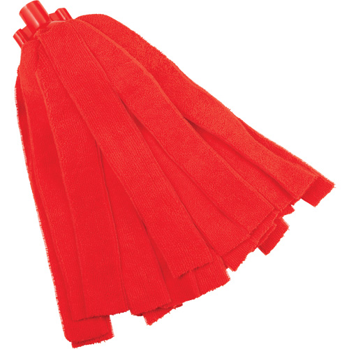 Vadrouille &agrave; fente, rouge, Microfibre, Style Coup&eacute; Dufferin Supply
