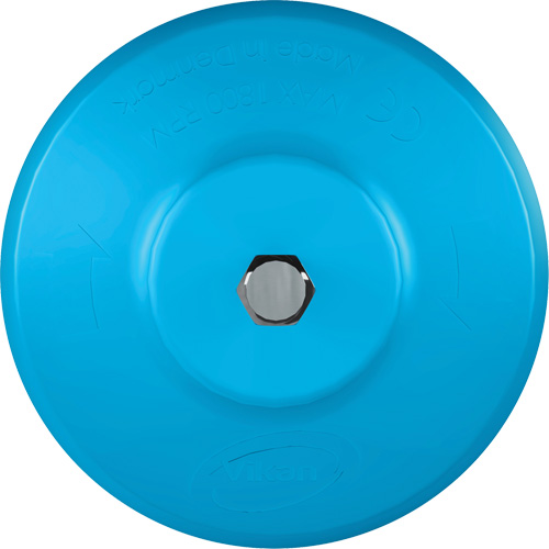 Brosse ronde HyDrive pour perceuse, Soies Tr&egrave;s ferme, Longueur de 3-1/10", Bleu Dufferin Supply