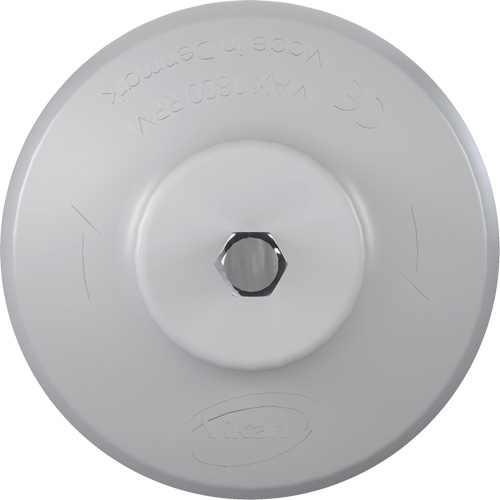 Brosse ronde HyDrive pour perceuse, Soies Tr&egrave;s ferme, Longueur de 3-1/10", Blanc Dufferin Supply