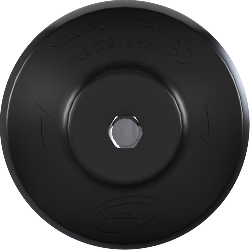 Brosse ronde HyDrive pour perceuse, Soies Tr&egrave;s ferme, Longueur de 3-1/10", Noir Dufferin Supply