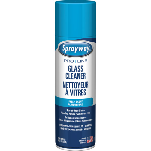 Nettoyant pour vitres Pro Line sans ammoniaque, au parfum frais, 19 oz., Canette a&eacute;rosol Dufferin Supply
