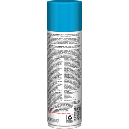 Nettoyant pour vitres Pro Line sans ammoniaque, au parfum frais, 19 oz., Canette a&eacute;rosol Dufferin Supply