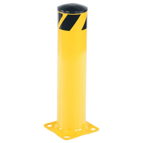 Safety Bollard, Steel, 24" H x 5-1/2" W, Yellow Dufferin Supply