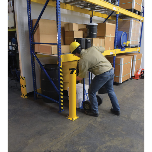 Borne, Acier, 42" h x 5-1/2" la, Jaune Dufferin Supply