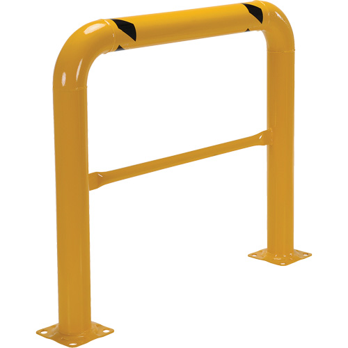 High Profile Machinery Guards, 4' W x 3.5' H, Yellow Dufferin Supply
