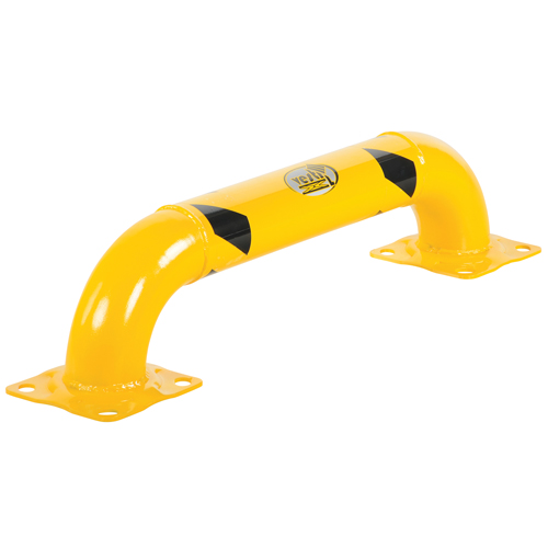 Garde-corps &agrave; profil bas pour rayonnages, 3' la x 0,75' h, Jaune Dufferin Supply