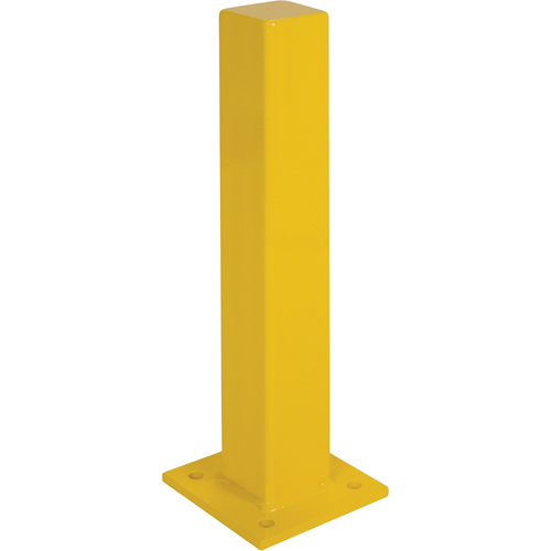 Heavy-Duty Bollards, Steel, 36" H x 4" W, Yellow Dufferin Supply