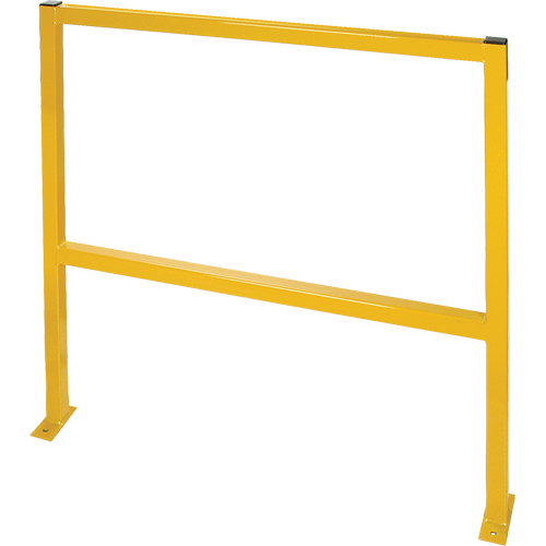 Perimeter Guards - Tubular Style, 48" W x 49-1/2" H, Yellow Dufferin Supply