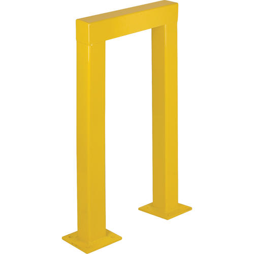 Safety Guards, 2' W x 3.5' H, Yellow Dufferin Supply