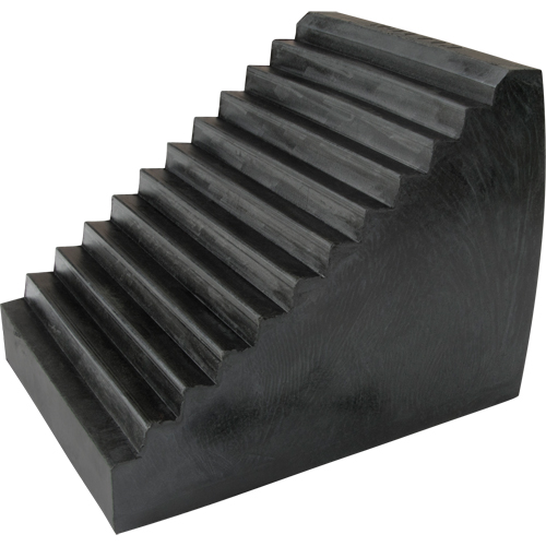 Cale de roue, 9-1/2" x 6-1/2" x 7-1/2", Noir Dufferin Supply