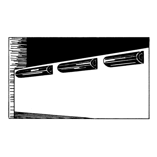 D&eacute;fenses de quai en caoutchouc refoul&eacute;, Caoutchouc, 4-1/2" la x 12" lo x 3-3/4" p Dufferin Supply