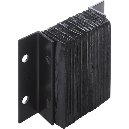 Laminated Dock Bumpers, Horizontal, Rubber, 12" W x 4" D x 10" H Dufferin Supply