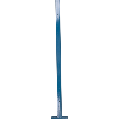 Poteau universel, 4,125' h x 2" la, Bleu Dufferin Supply