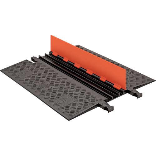 Protecteur de c&acirc;ble ADA/DDA &agrave; profil bas Guard Dog, 3 canaux, 36" lo x 30,3" la x 1,25" h Dufferin Supply