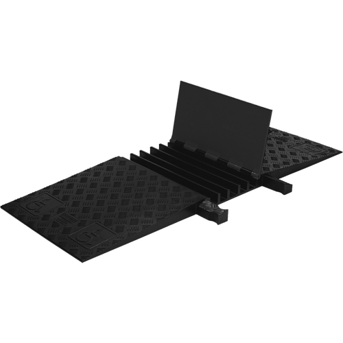 Protecteur de c&acirc;ble ADA/DDA &agrave; profil bas Guard Dog, 5 canaux, 18" lo x 50" la x 1,875" h Dufferin Supply
