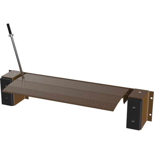 Niveleur de quai m&eacute;canique Edge-O-Dock, 93" la, 66" Largeur de la plateforme, 29" Port&eacute;e Dufferin Supply