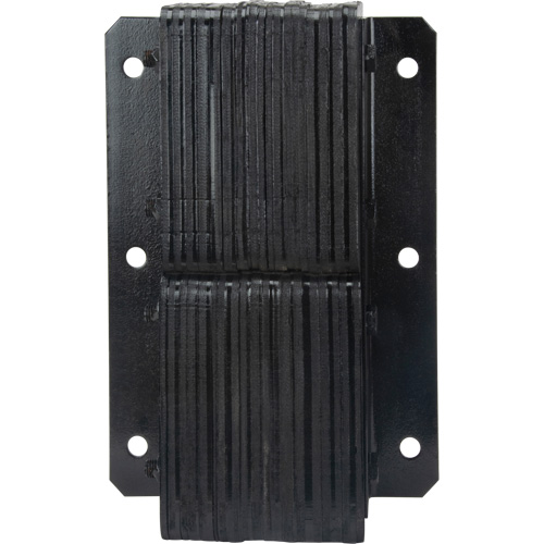 Laminated Dock Bumpers, Vertical, Rubber, 11" W x 4" D x 20" H Dufferin Supply