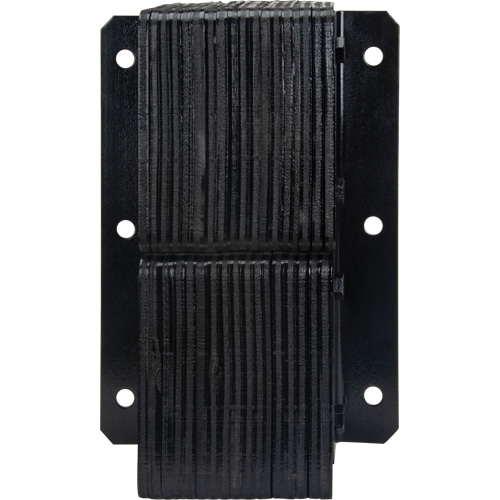 Laminated Dock Bumpers, Vertical, Rubber, 11" W x 6" D x 20" H Dufferin Supply