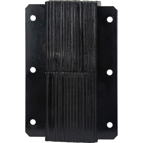 Laminated Dock Bumpers, Vertical, Rubber, 11" W x 6" D x 20" H Dufferin Supply