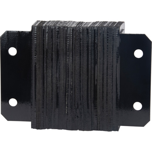 Butoirs de quai lamell&eacute;s, Horizontal, Caoutchouc, 12" la x 4" p x 10" h Dufferin Supply