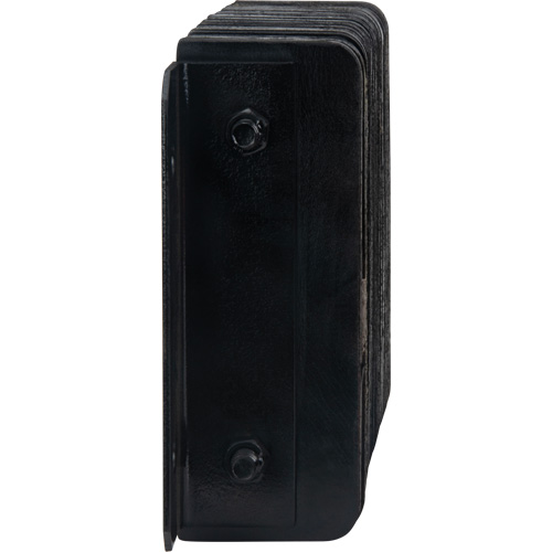 Laminated Dock Bumpers, Horizontal, Rubber, 18" W x 4" D x 12" H Dufferin Supply