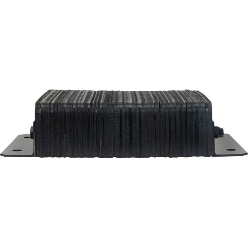 Laminated Dock Bumpers, Horizontal, Rubber, 18" W x 4" D x 12" H Dufferin Supply